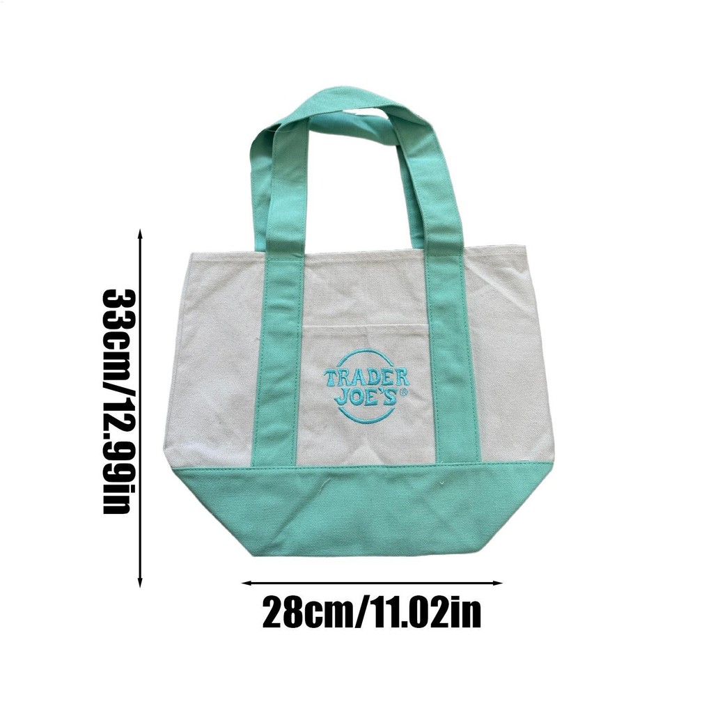 Trader Joe's Pastel Tote Bag view 2
