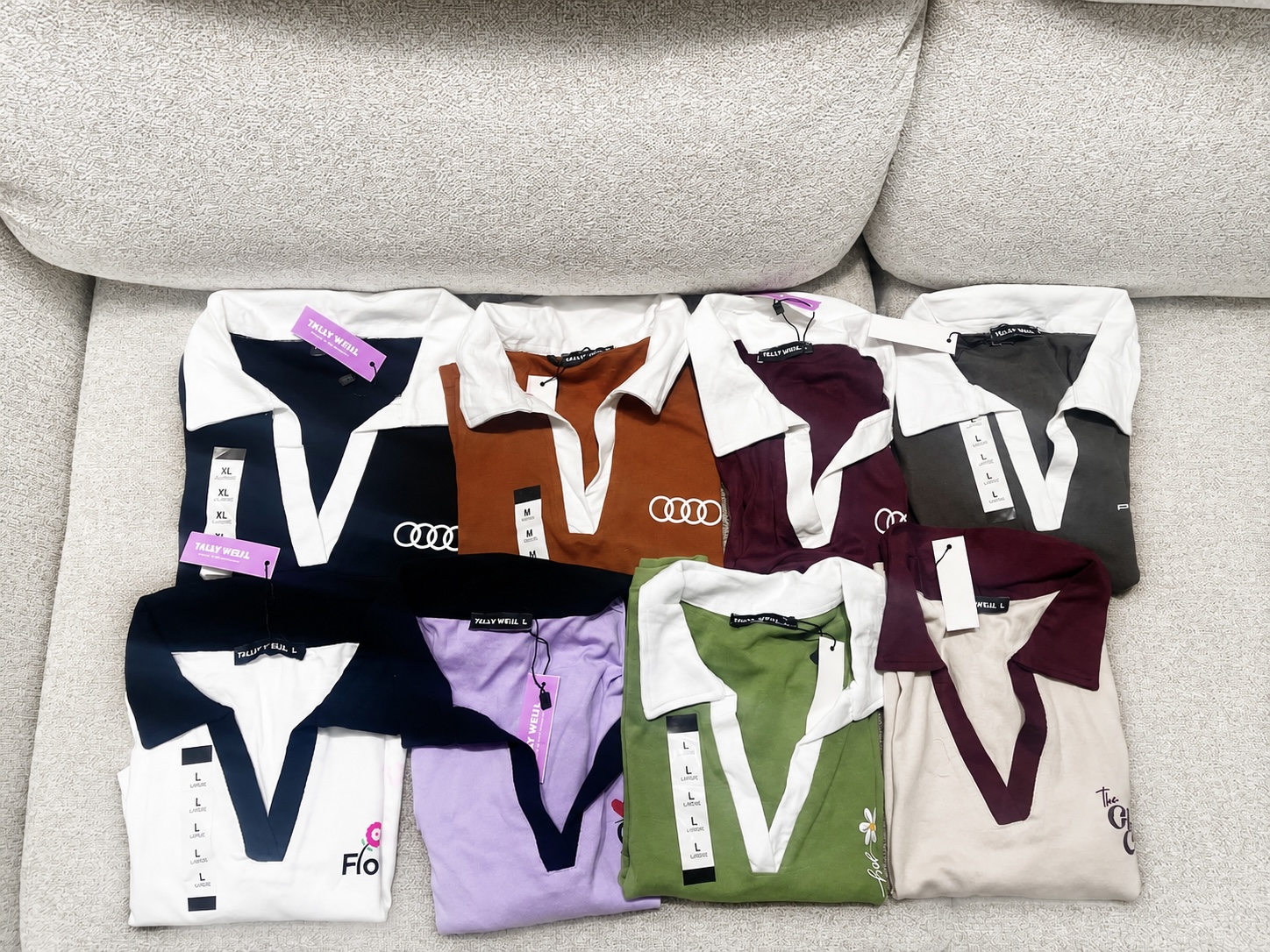 Semi-Crop Baby Tee Polo