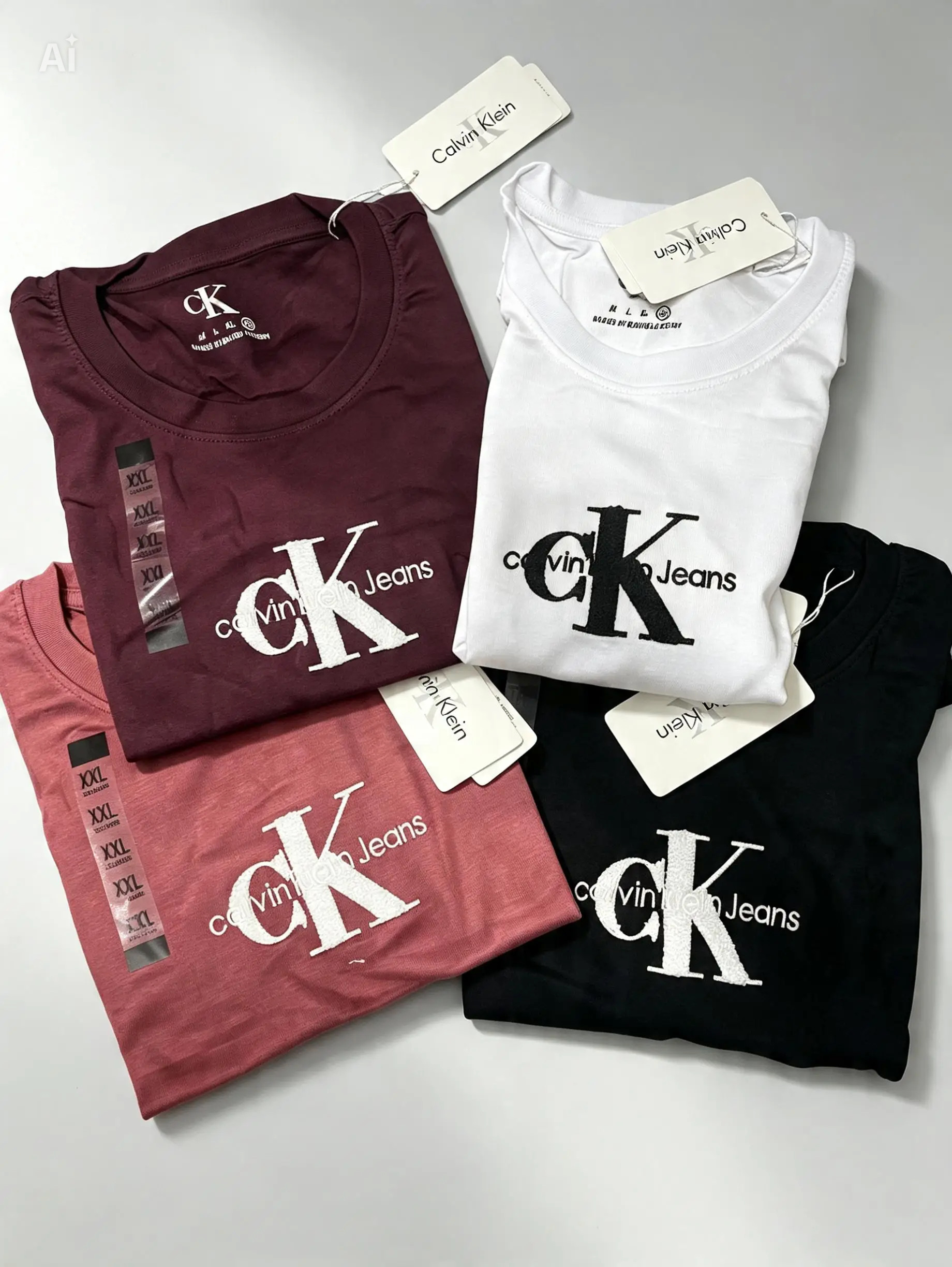 CK Basic Embroidered Tee 👕✨